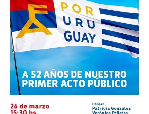 Frente Amplio celebra 52 aniversario de su primer acto político: ¿dónde será esta vez?