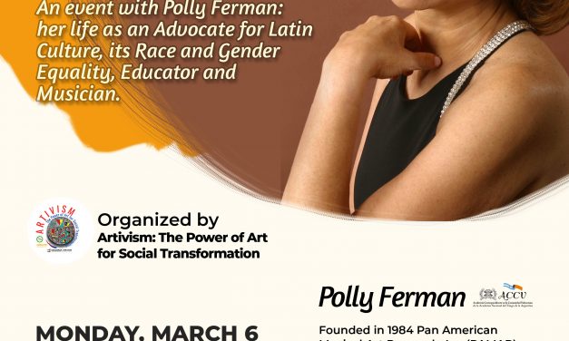 Evento virtual «An Inspirational Flight» a cargo de la artista uruguaya Polly Ferman