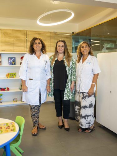 Verónica Deluca, Marcela Girardelli y Marie Boulay