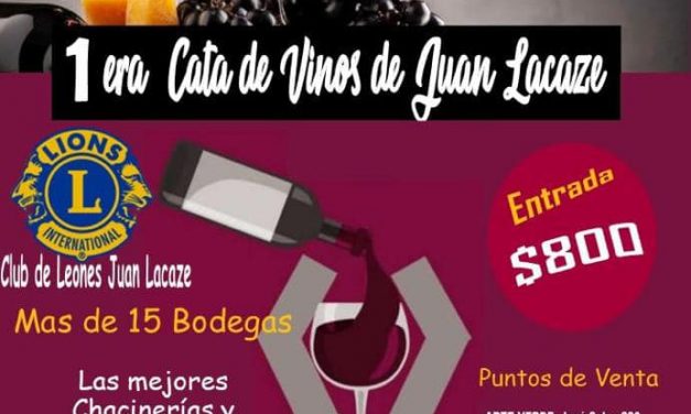 1ra. Cata de Vinos en Juan Lacaze: ¿cuándo será y cuál es el costo?