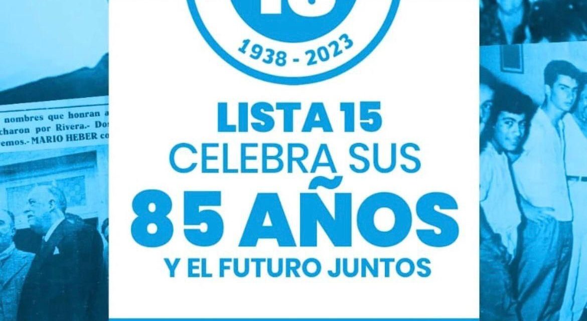 La única 15 blanca de todo el país cumple 85 años en Rivera y lo celebra a lo grande