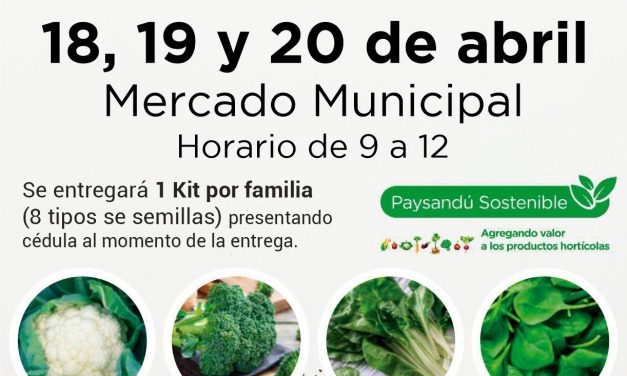 Intendencia de Paysandú entrega semillas hortalizas de invierno