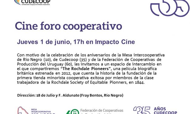 Cine Foro Cooperativo en Río Negro