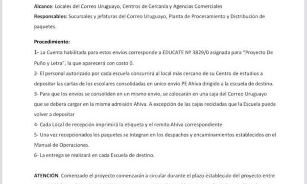 Proyecto De Puño y Letra: una iniciativa para aplaudir