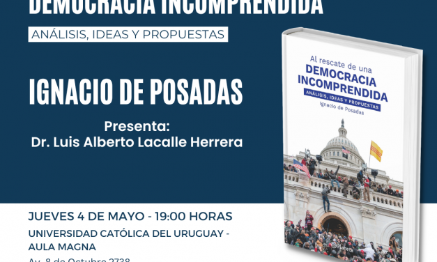 Presentación de libro: Al rescate de una democracia incomprendida. Análisis, ideas y propuestas: ¿De quién es la autoría y quién lo presenta?