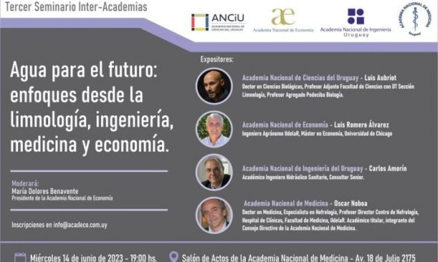 𝐓𝐞𝐫𝐜𝐞𝐫 𝐒𝐞𝐦𝐢𝐧𝐚𝐫𝐢𝐨-𝐈𝐧𝐭𝐞𝐫𝐚𝐜𝐚𝐝𝐞𝐦𝐢𝐚𝐬: “Agua para el futuro”