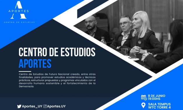 Lanzamiento del Centro de Estudios de Futuro Nacional, APORTES junto a Beatriz Argimón