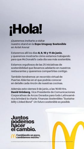 Expo Uruguay Sostenible, charla DG