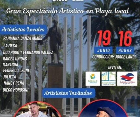 Gran Espectáculo Artístico en Sauce en el marco de un  nuevo aniversario del nacimiento del Prócer José Artigas: ¿quiénes actuarán?