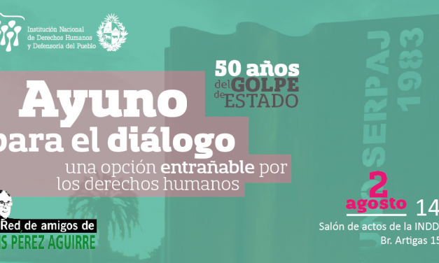 INDDHH: Ayuno para el Diálogo