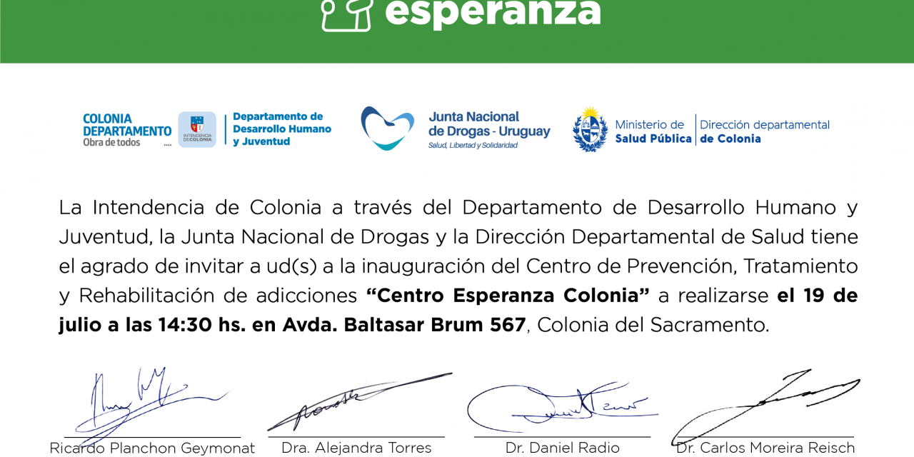 Inauguración del “Centro Esperanza Colonia”