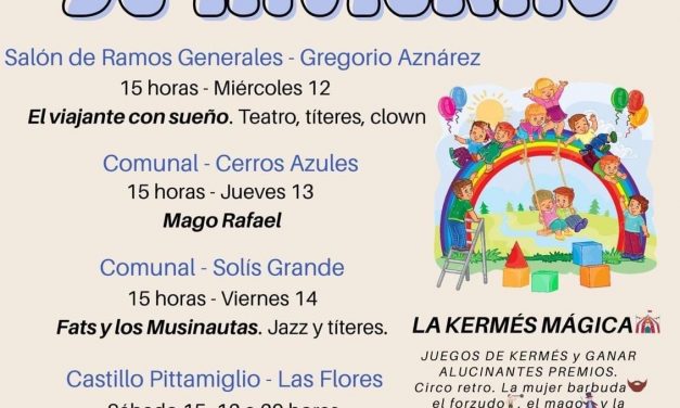 En Vacaciones de Julio: ¿qué ofrece el Municipio de Solís Grande?