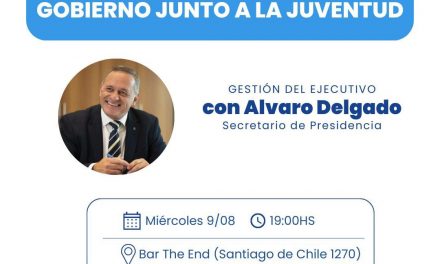 Álvaro Delgado junto a la Juventud del Partido Nacional