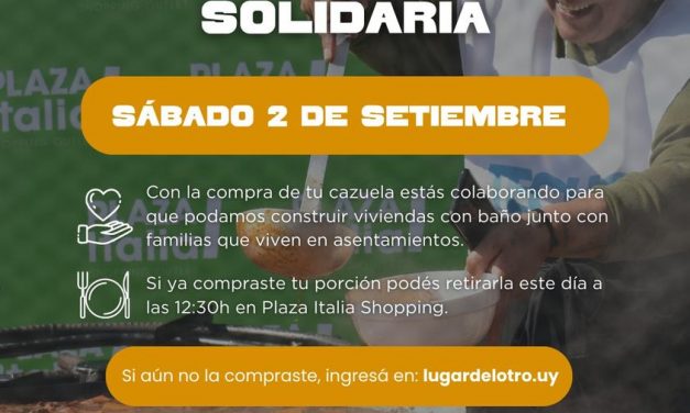 Cazuela solidaria para Techo