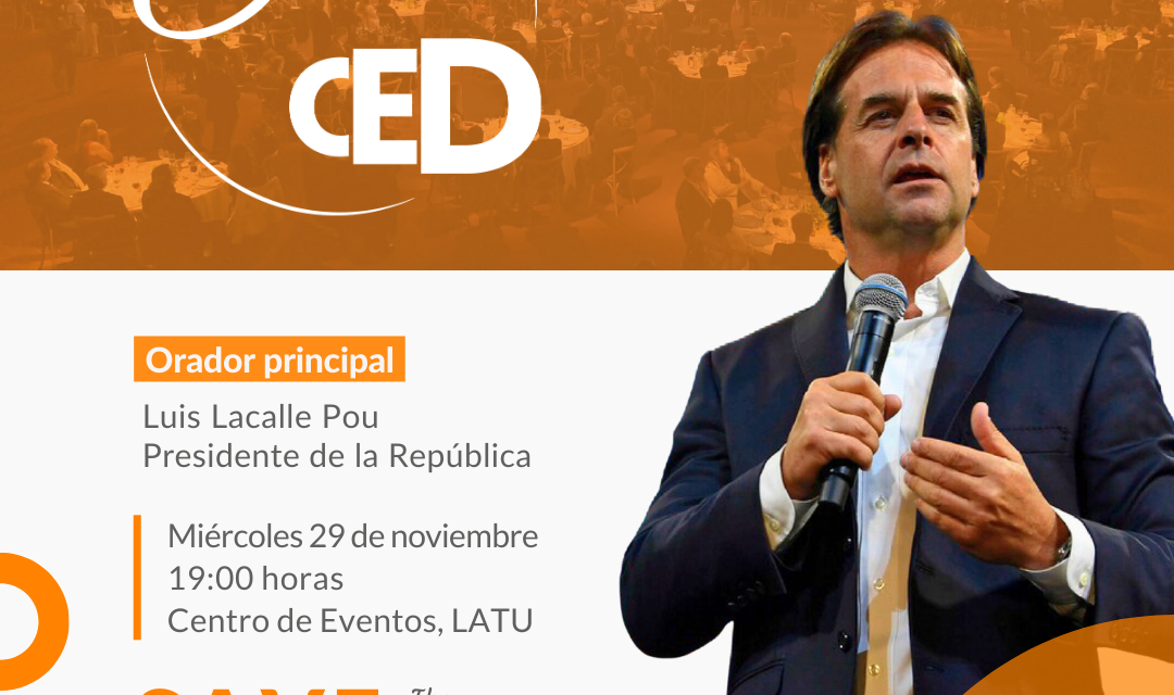 Para ir agendando una cena anual con el Presidente Lacalle Pou: ¿cuándo y quién la organiza?