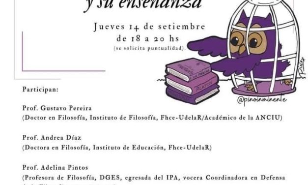 Mesa de diálogo “En defensa de la filosofía y su enseñanza”