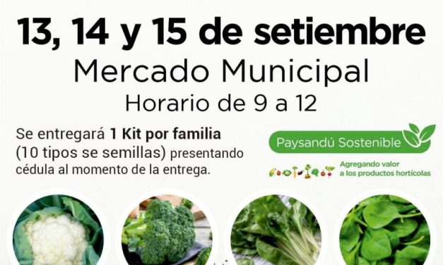 Entrega de semillas de hortalizas de verano