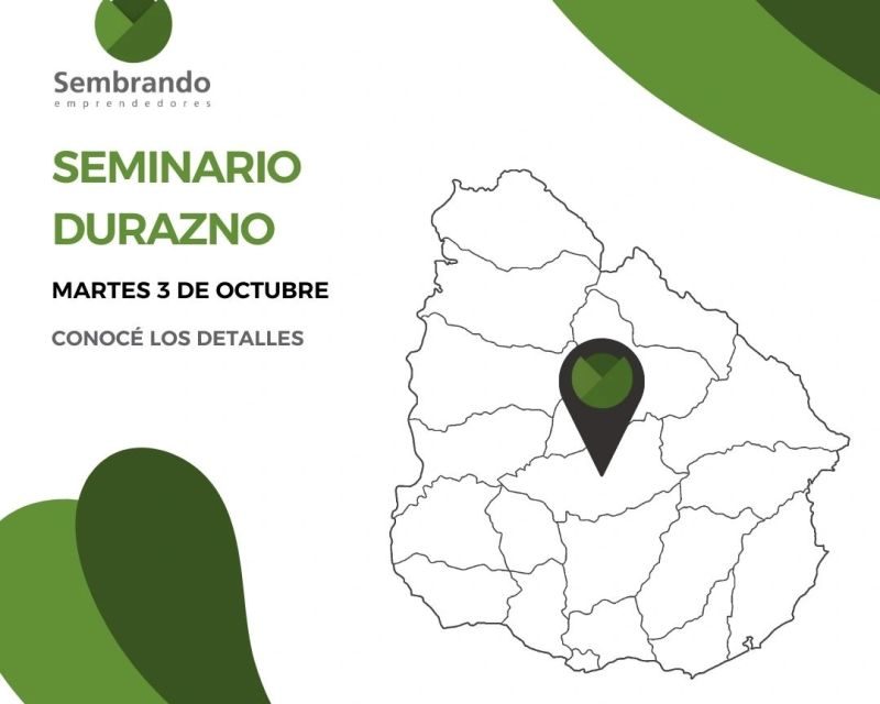 Seminario del Programa Sembrando en Durazno: ¿cuándo y dónde será?