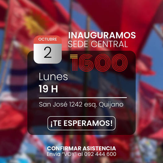 Lista 1600 del Partido Colorado inaugura su sede central