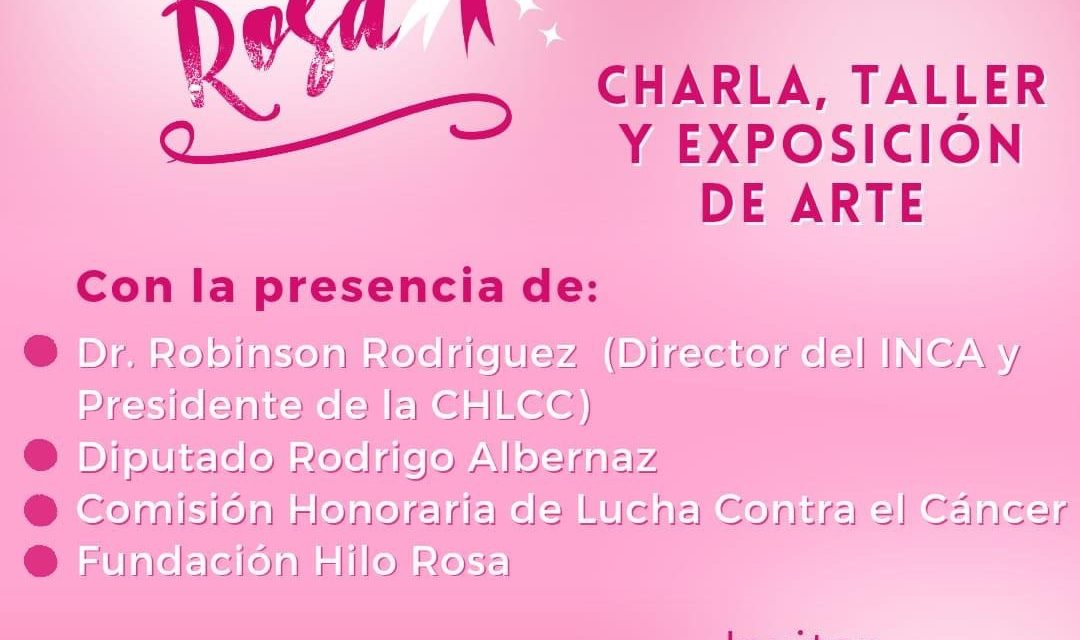 Actividad sobre prevención de cáncer de mama: ¿Quiénes son los expositores?