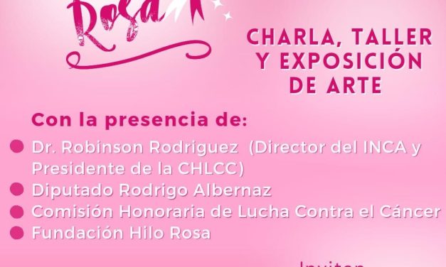 Actividad sobre prevención de cáncer de mama: ¿Quiénes son los expositores?