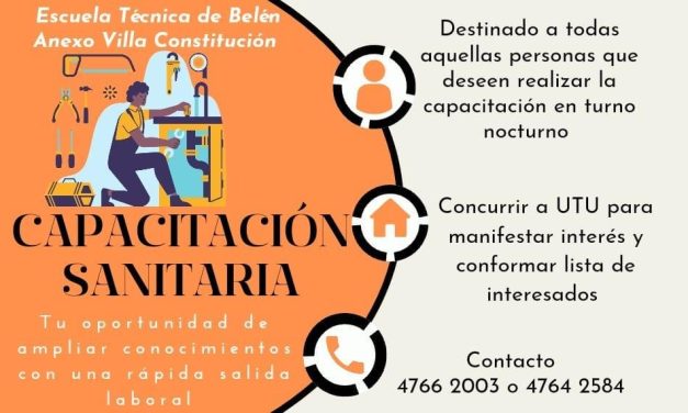 Oportunidad de capacitación nocturna en Villa Constitución