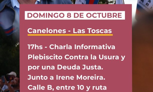 Este domingo 8 de octubre: ¿en dónde estarán juntos Guido Manini Ríos e Irene Moreira?