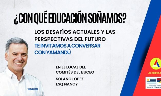 ¿Cuál será la charla que dará Yamandú Orsi este lunes 9 de octubre?