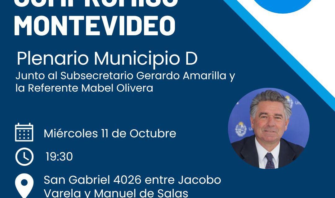 Actividad barrial de la Lista 151 en Montevideo con presencia de Gerardo Amarilla