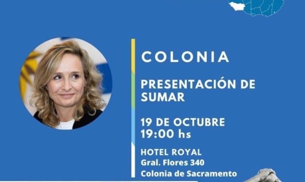 Laura Raffo (SUMAR) en Colonia