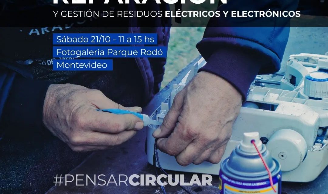 Se viene la jornada de reparación y gestión de residuos eléctricos y electrónicos