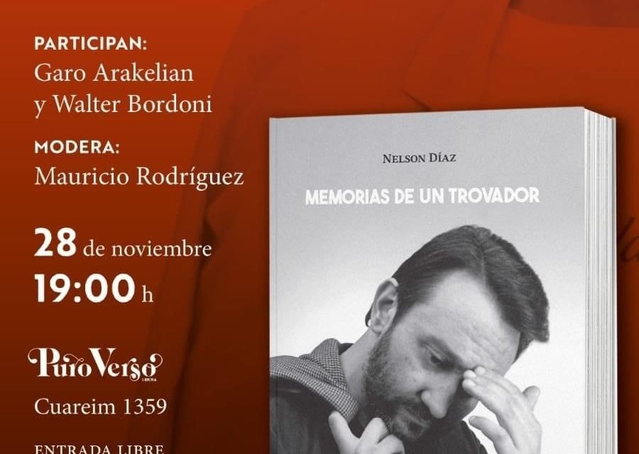 Nelson Díaz presenta su libro «Eduardo Darnauchans»