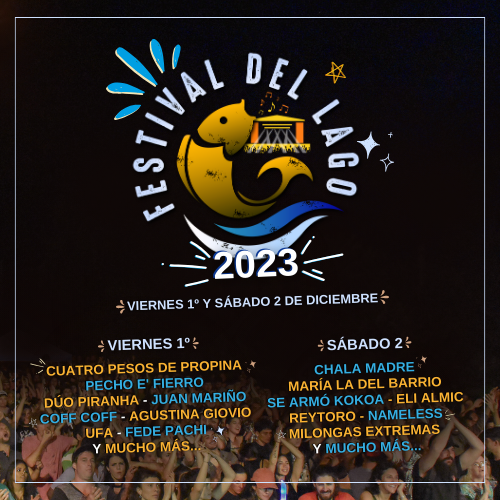 Festival del Lago 2023 en la costa de Canelones