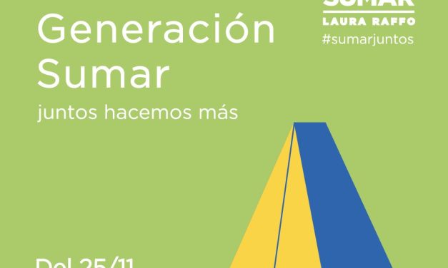 Laura Raffo concurre al primer encuentro nacional de “Generación Sumar”