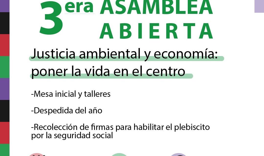 Izquierda y Libertad: “Justicia Ambiental y Economía: poner la vida en el centro”