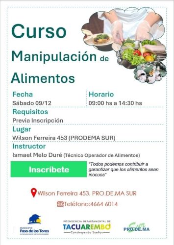Manipulación de Alimentos