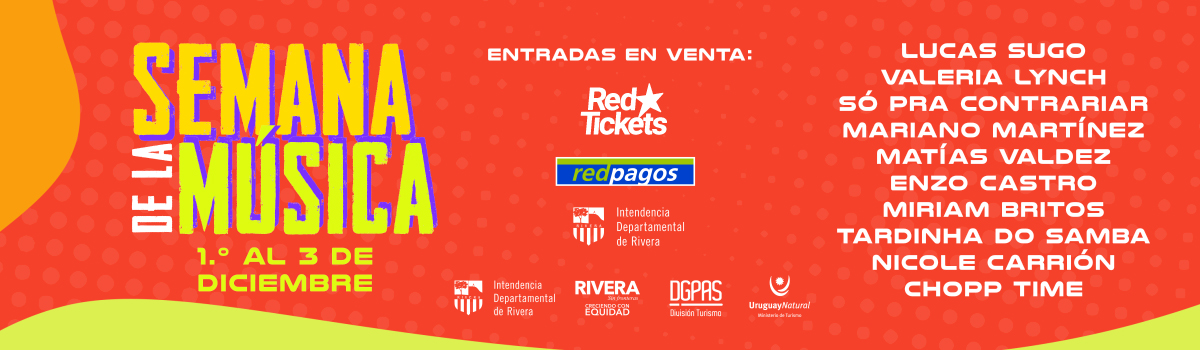 2ª Semana de la Música en Rivera: ¿Qué artistas dirán presente?