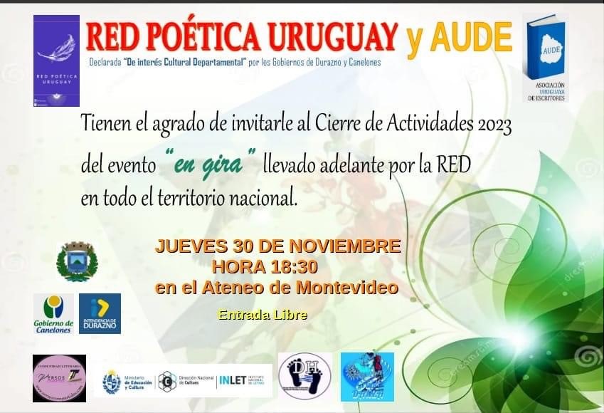 Actividad de la Red Poética Uruguay y AUDE
