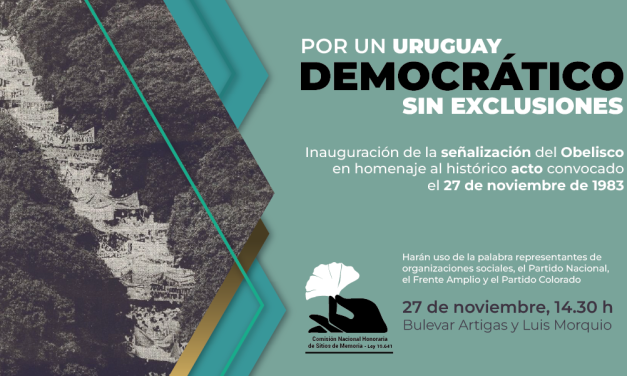 Invitación de la CNHSM para acto en el Obelisco