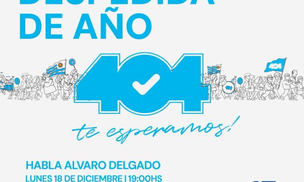 Despedida del año de la Lista 404 con Álvaro Delgado