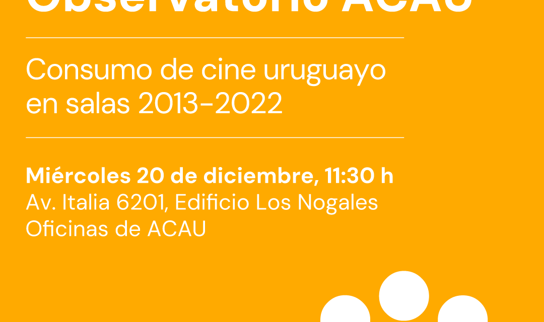 Presentación del Segundo Informe del Observatorio ACAU