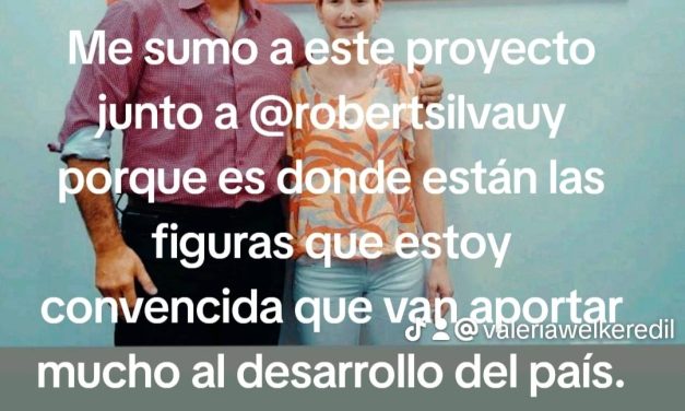 Edila Valeria Welker otorga respaldo a Robert Silva y Nicolás Albertoni destacando sus facetas humanas