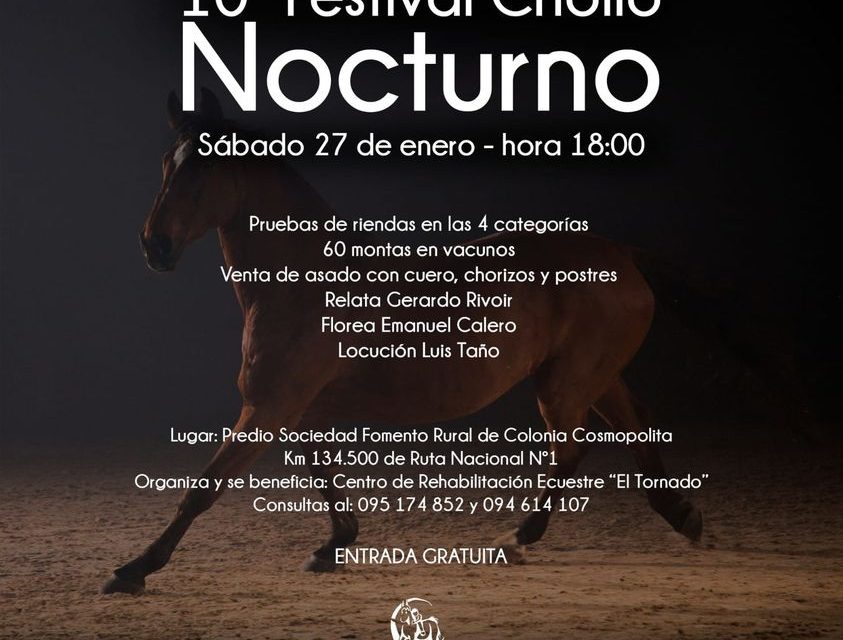 10º Festival Criollo Nocturno en Colonia Cosmopolita