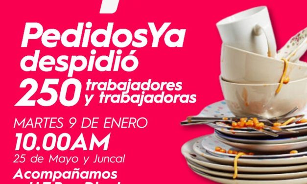 Movilización por despidos en PedidosYa