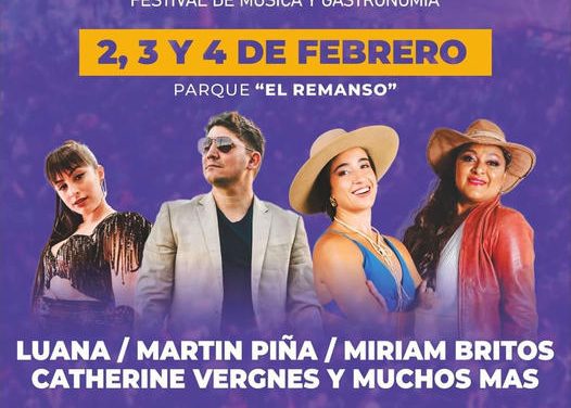 Festival Río Branco le canta al Yaguarón 2024 con interesante propuesta