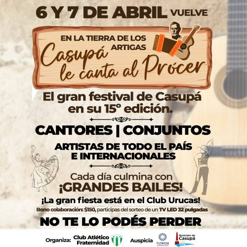 Casupá le canta al Prócer