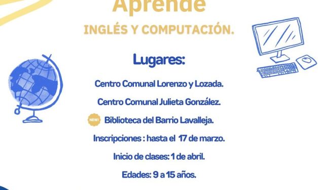 Cursos de inglés y computación