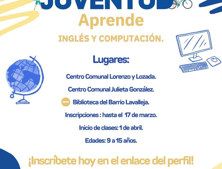 Cursos de inglés y computación