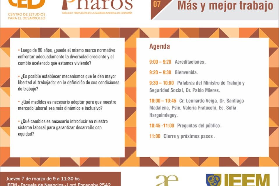 Presentación de «Más y mejor trabajo»