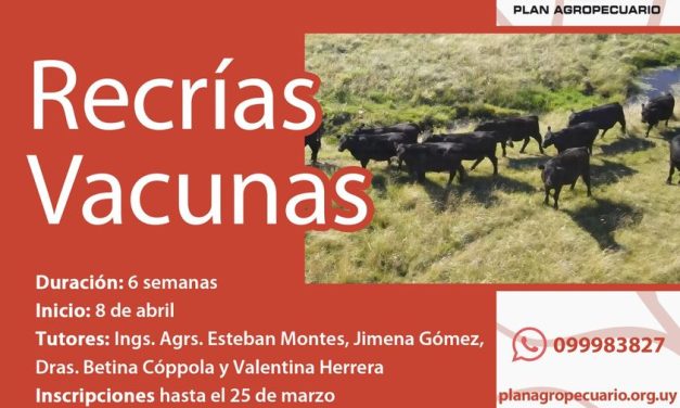 Curso a distancia «Recrías vacunas»